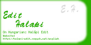edit halapi business card